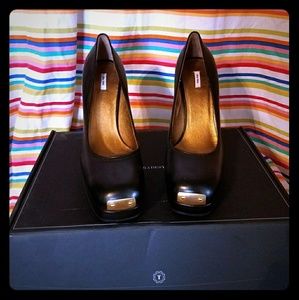 Miu miu leather heels